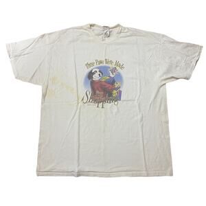 Big dogs These paws were made for shopping tee XXL